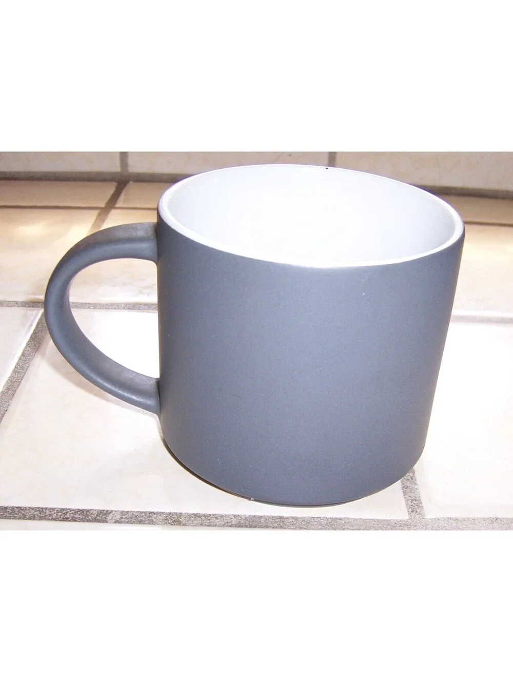Facebook Employee Swag Corporate Matte Gray Ceramic Coffee Mug